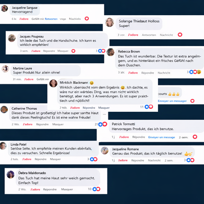 Exfolierendes Duschhandtuch Schönfolia